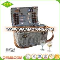 wholesale wicker baskets cheap empty wicker picnic basket