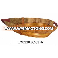 boat shaped moses willow basket for sale