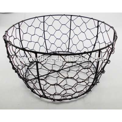 Small wholesale wire baskets wire bread baskets stainless steel wire mesh baskets