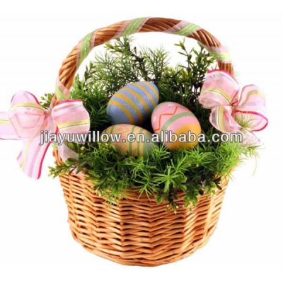 Antique wicker hanging easter egg Basket wholesale