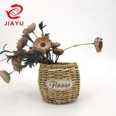 10% OFF Sea Grass Hats Bamboo Plant Flower Basket