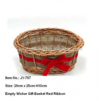 Empty Gifts willow basket