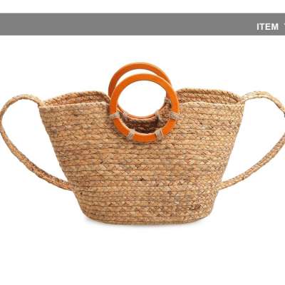 sea grass Bag Hand Woven  Handbags Water Hyacinth Handmade Summer Bag Beach Bag