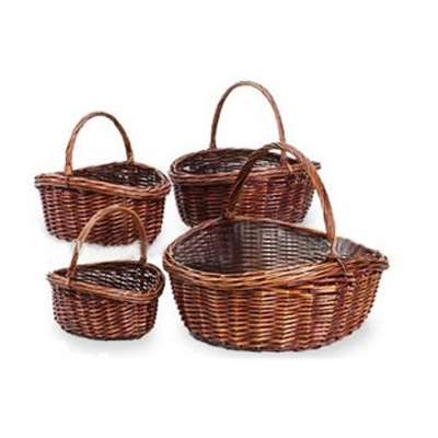 Wicker Gift basket wicker baskets with handle from Factory