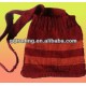 straw knitted tote bag