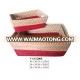 STACKABLE RATTAN BASKET/ WICKER BASKET/ NATURAL COLOUR RATTAN WASTE BASKET