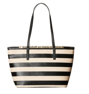 Women Black & White Fashion Tote Hand Bag